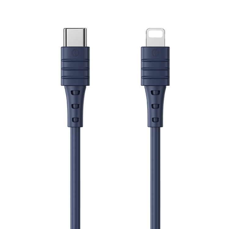 REMAX RC-068i 零感系列 PD 20W Type-C轉8 Pin 高彈TPE快充數據線，長度：1m
