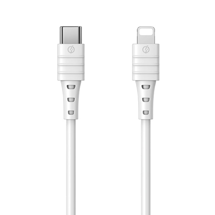 REMAX RC-068i 零感系列 PD 20W Type-C轉8 Pin 高彈TPE快充數據線，長度：1m
