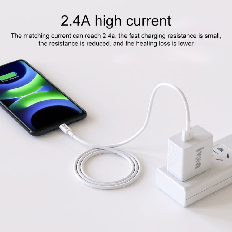 IVON CA70 Micro USB 快充數據線，線長：3m