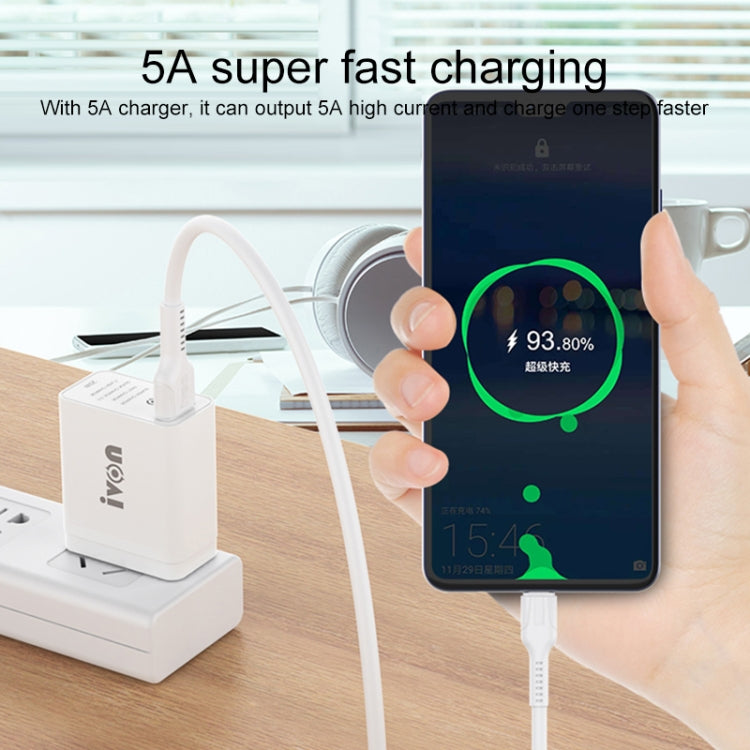 IVON CA86 5A Type-C / USB-C 超級快充數據線，線長：1m
