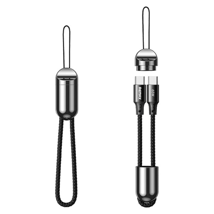 REMAX RC-140a 雷神系列 65W Type-C轉Type-C便攜式掛繩數據線，線長：1.2m