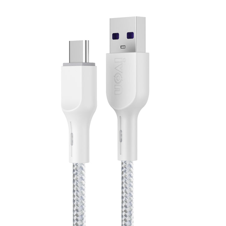 IVON CA85 Type-C / USB-C 超級快充數據線，線長：1m
