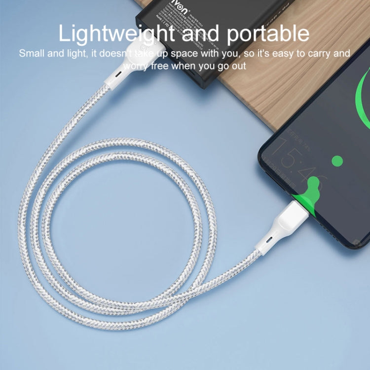 IVON CA85 Type-C / USB-C 超級快充數據線，線長：1m