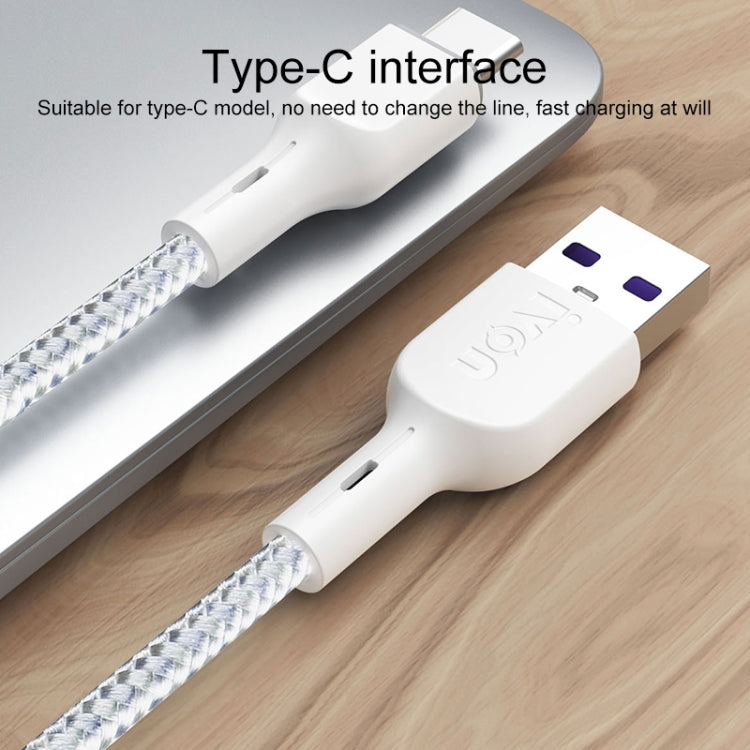 IVON CA85 Type-C / USB-C 超級快充數據線，線長：1m