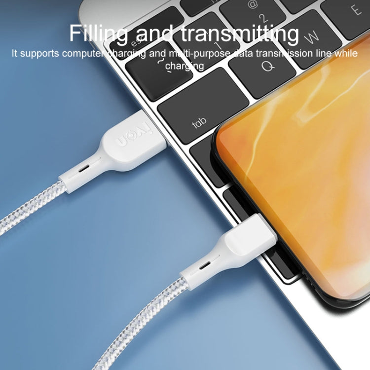 IVON CA85 Type-C / USB-C 超級快充數據線，線長：1m