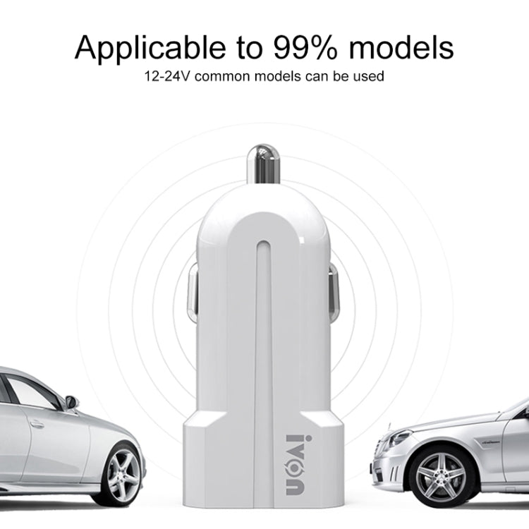 IVON CC13 QC 3.0 快充車充套裝 帶Type-C充電線