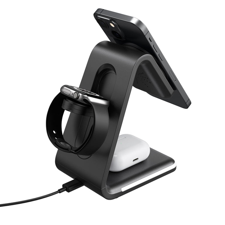 B17 三合一磁吸無線立式充電器