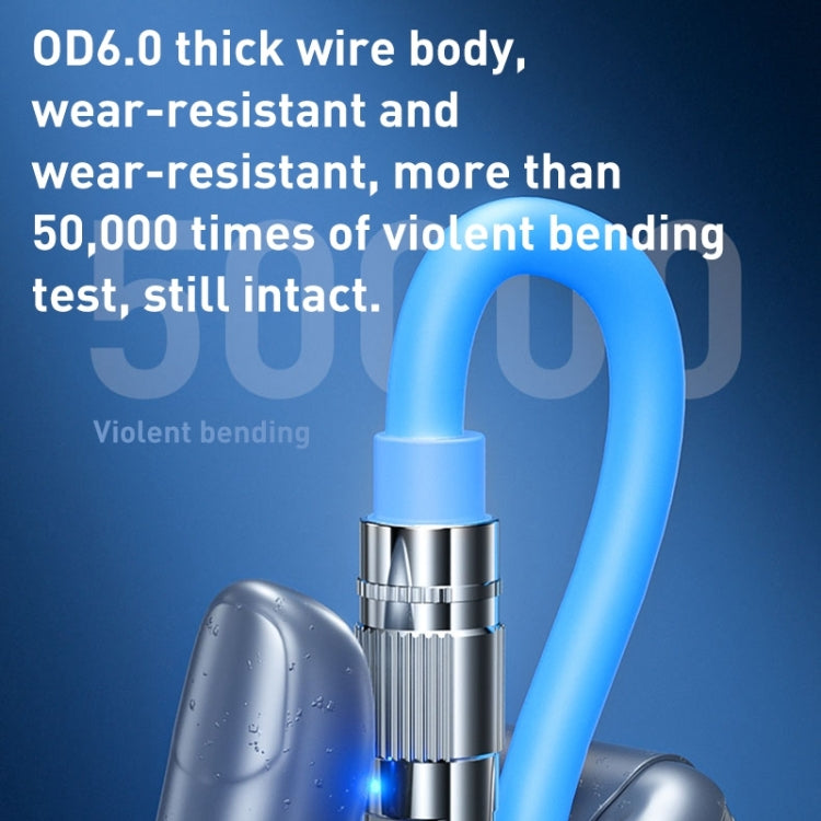 WK WDC-187 問界系列 20W Type-C轉8 Pin快充數據線，線長：1m