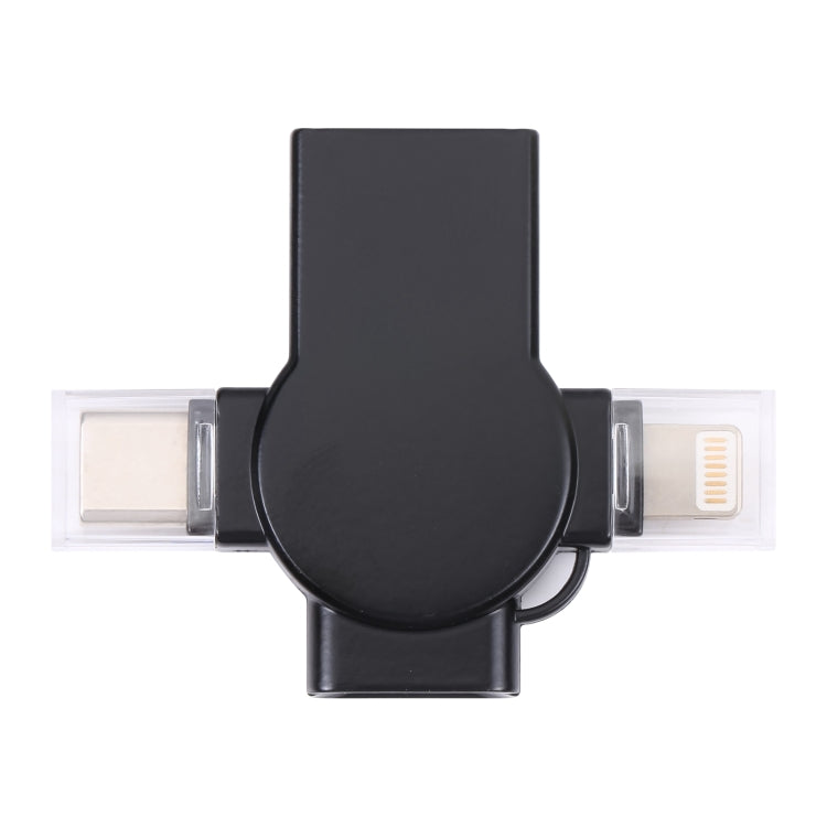 X09 4合1 USB轉雙8 Pin+Type-C接口OTG適配器