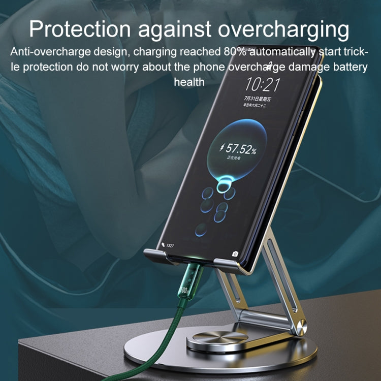 WK WDC-194 先鋒系列二合一 65W Type-C轉Type-C+8 Pin快充數據線，線長：1m