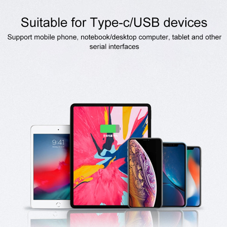 10 Gbps USB母頭轉Type-C公頭U形磁吸彎頭充電適配器