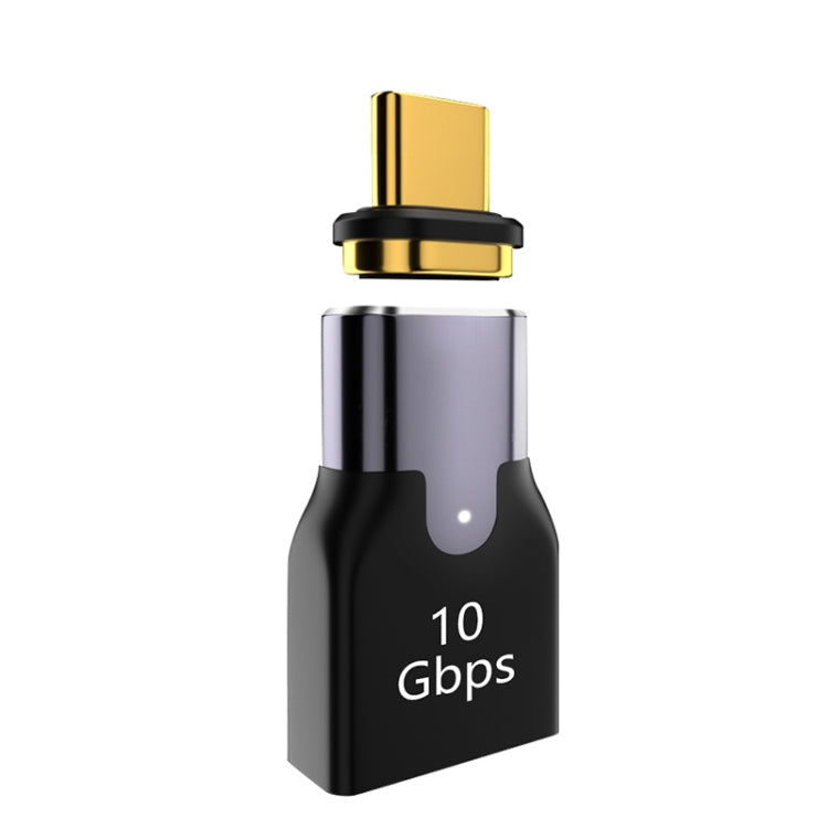 10 Gbps USB母頭轉Type-C公頭磁吸直頭充電適配器