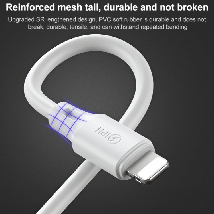 WK WDC-103 3A 8 Pin+Micro USB+Type-C全速Pro三合一充電線，長度：1.15米