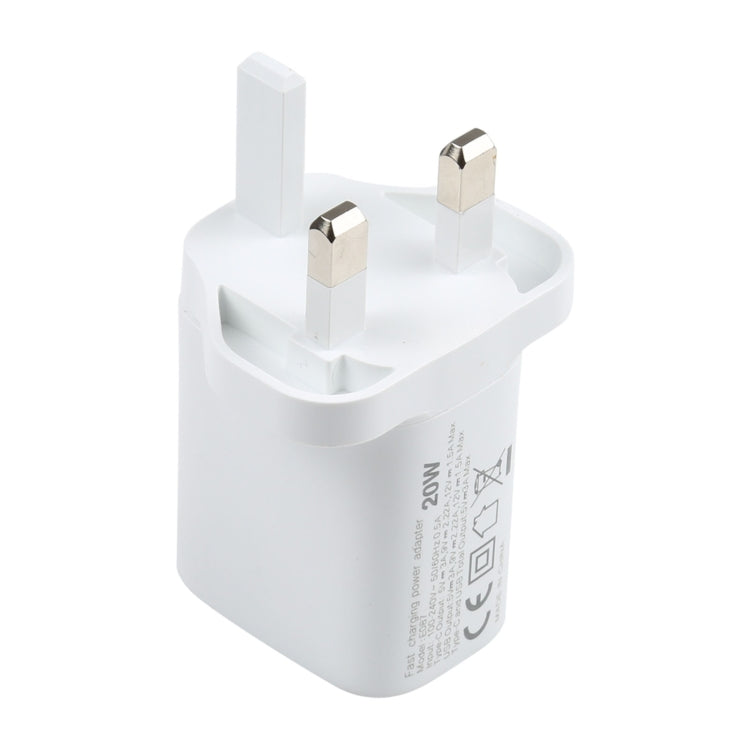 E087 20W Type-C+USB雙接口旅行充，英規