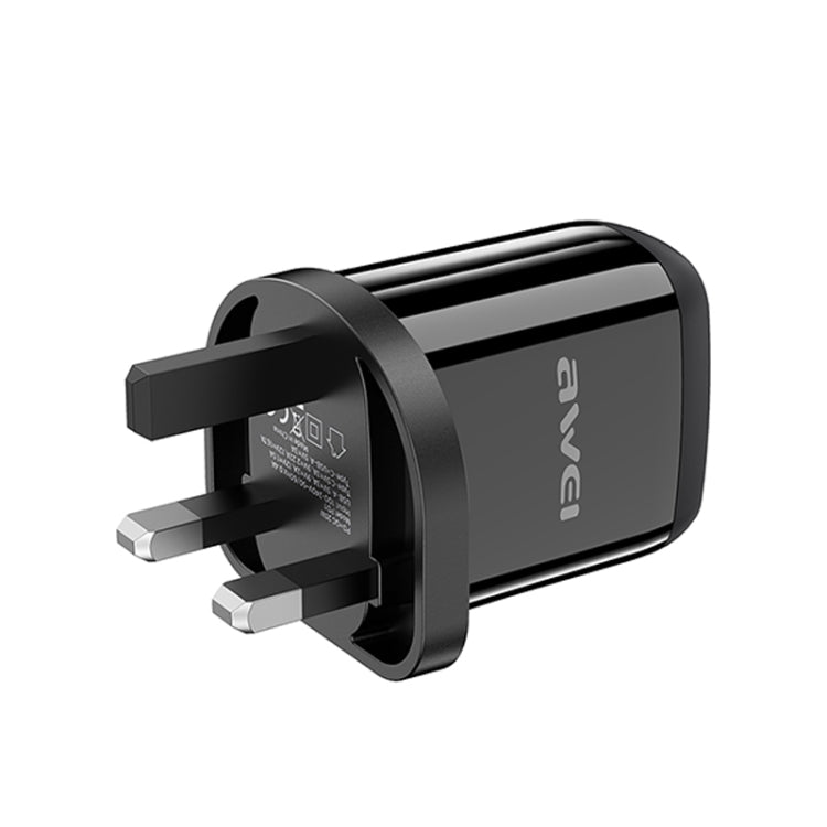 awei PD1 20W PD Type-C + QC 3.0 USB接口快速充電旅行充 英規 帶數據線