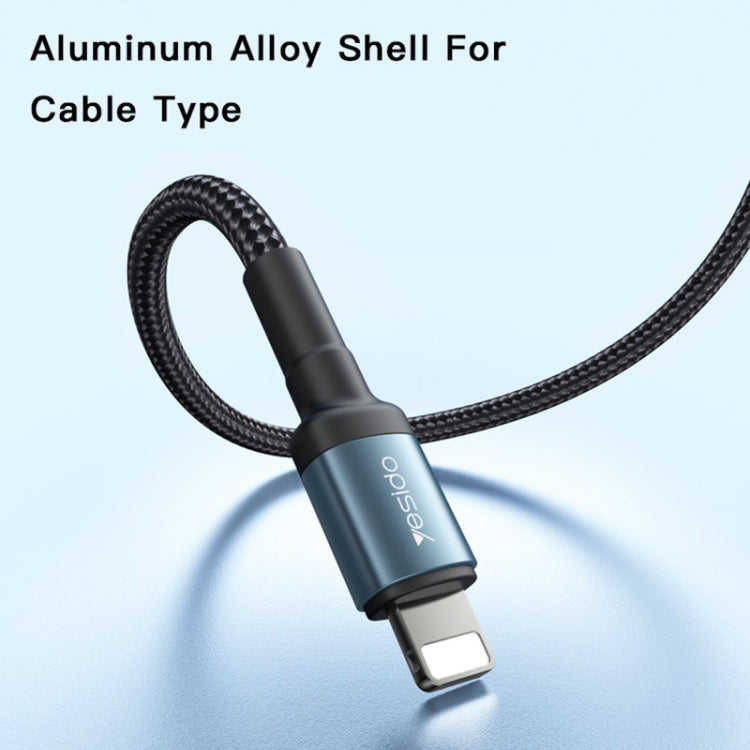 Yesido CA76 20W Type-C轉8 Pin充電線, 線長: 1.2米