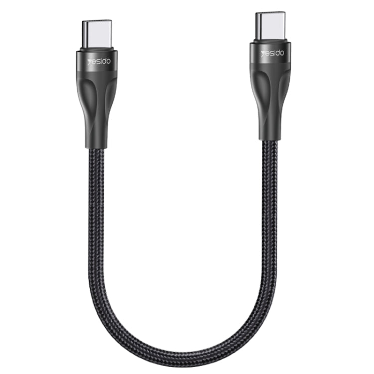 Yesido CA83 2.4A Type-C轉Type-C充電線, 線長: 30厘米