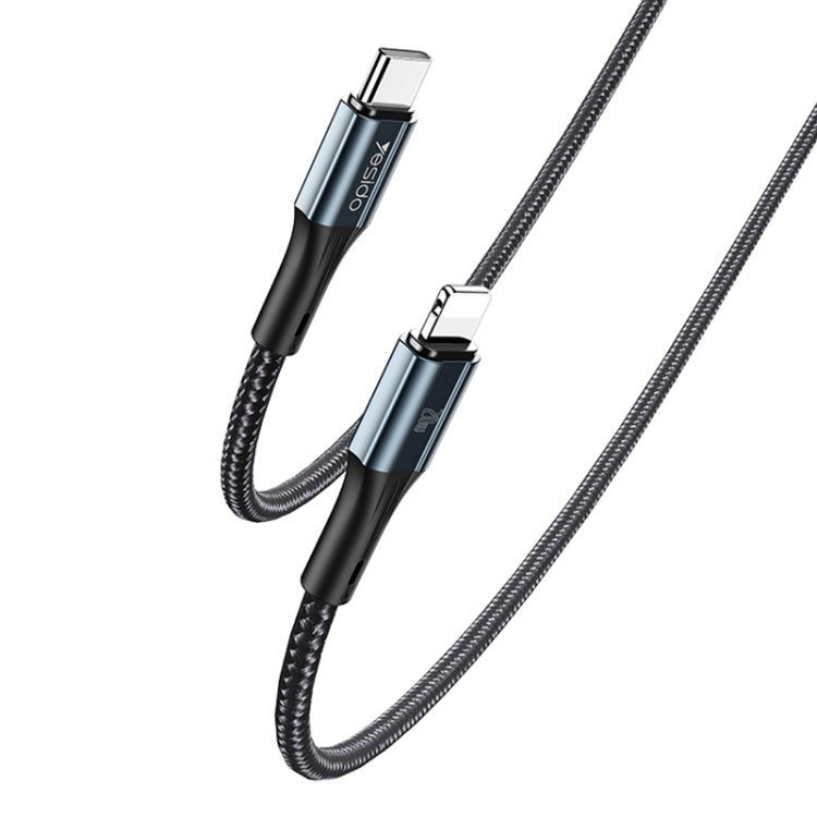 Yesido CA95 3A 20W Type-C轉8 Pin充電線, 線長: 1.2米