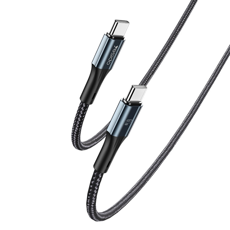 Yesido CA96 3A 66W Type-C轉Type-C充電線, 線長: 1.2米