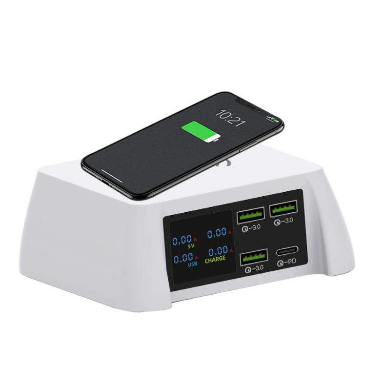 F96 100W USB x3+PD 多功能無線充電器