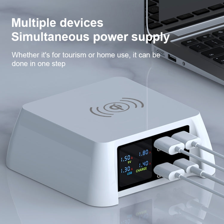 F96 100W USB x3+PD 多功能無線充電器