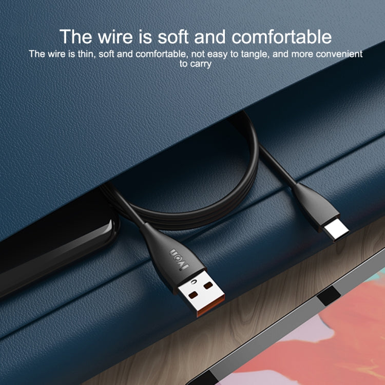 IVON CA87 USB轉Micro USB TPE快充數據線，線長：1m