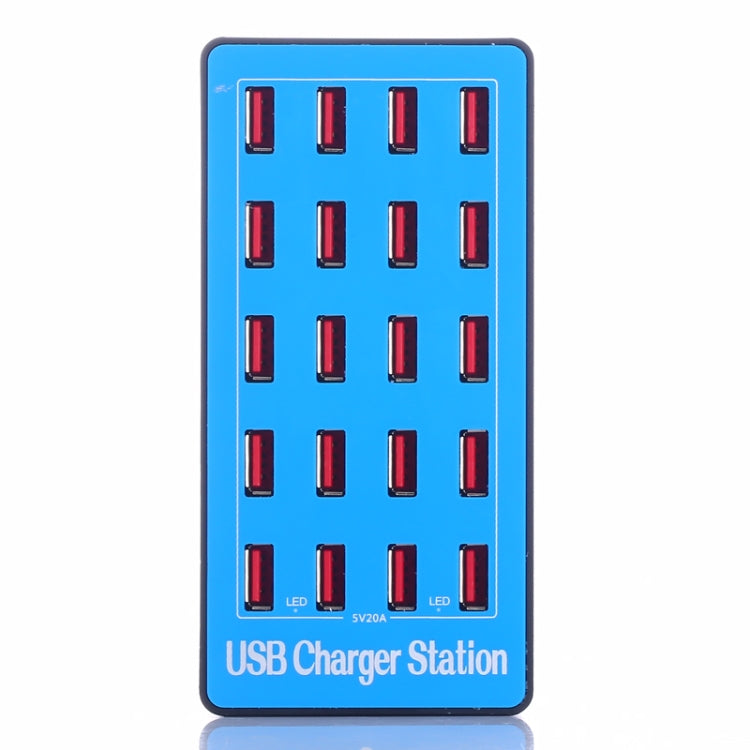 100W 20合一 多功能智能USB充電器