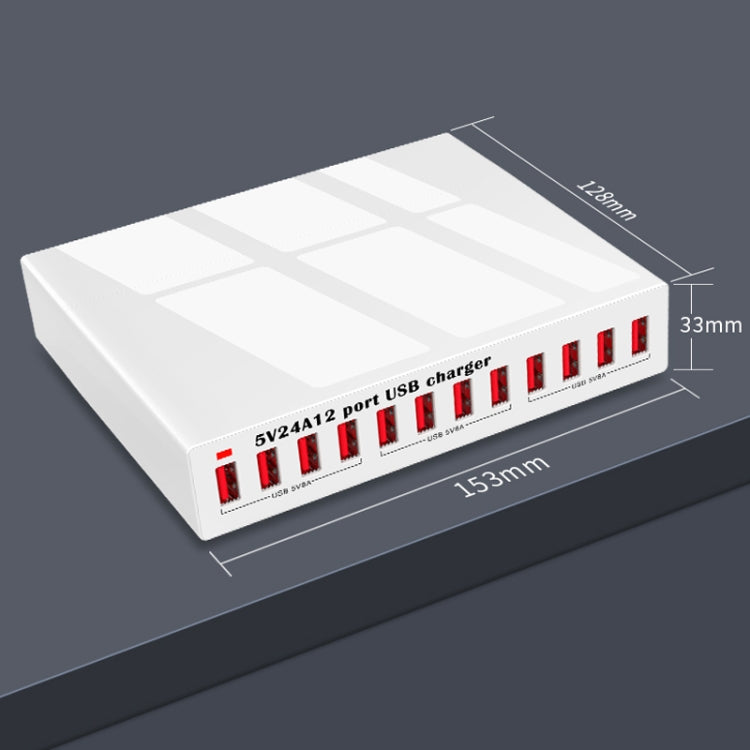 WLX-X6 120W 12合一 多功能智能USB充電器