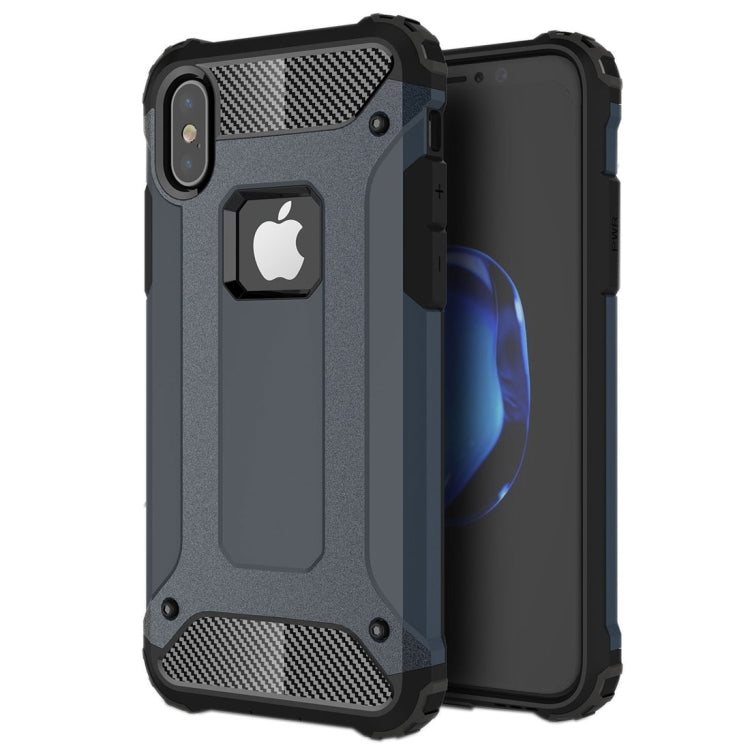 適用於iPhone X / XS 鐵甲TPU + PC組合殼