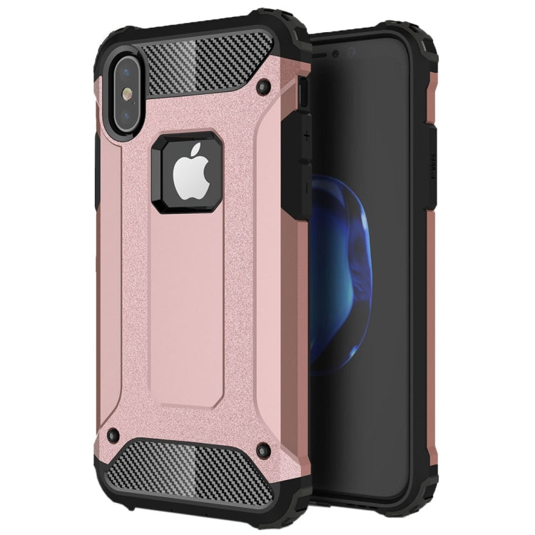 適用於iPhone X / XS 鐵甲TPU + PC組合殼