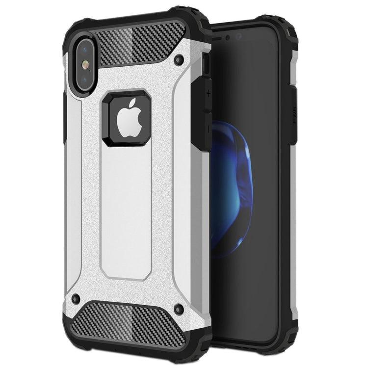 適用於iPhone X / XS 鐵甲TPU + PC組合殼