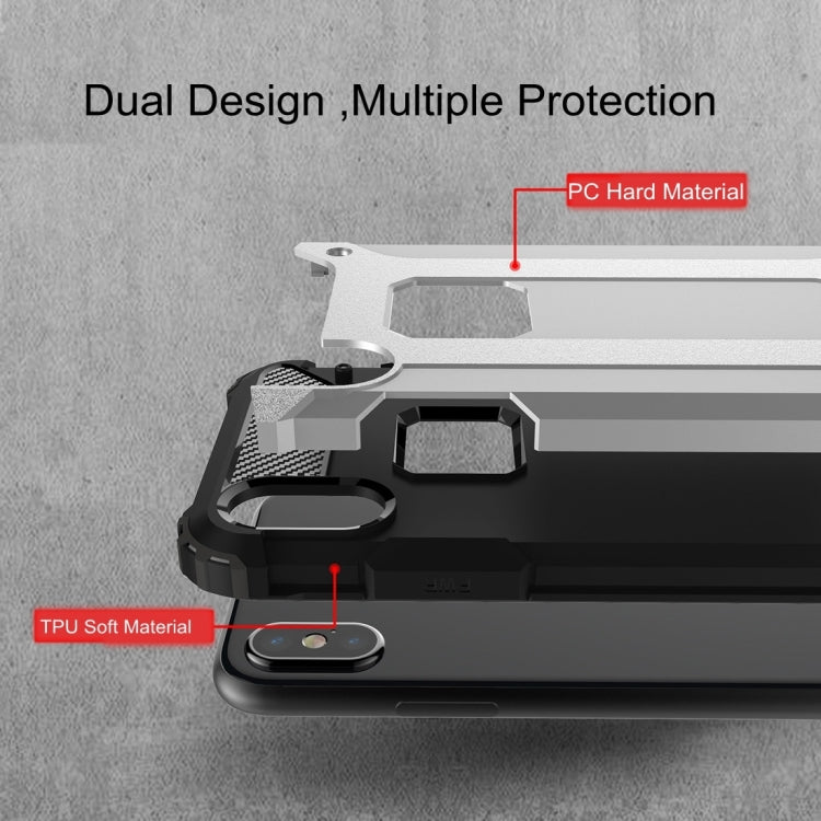 適用於iPhone X / XS 鐵甲TPU + PC組合殼