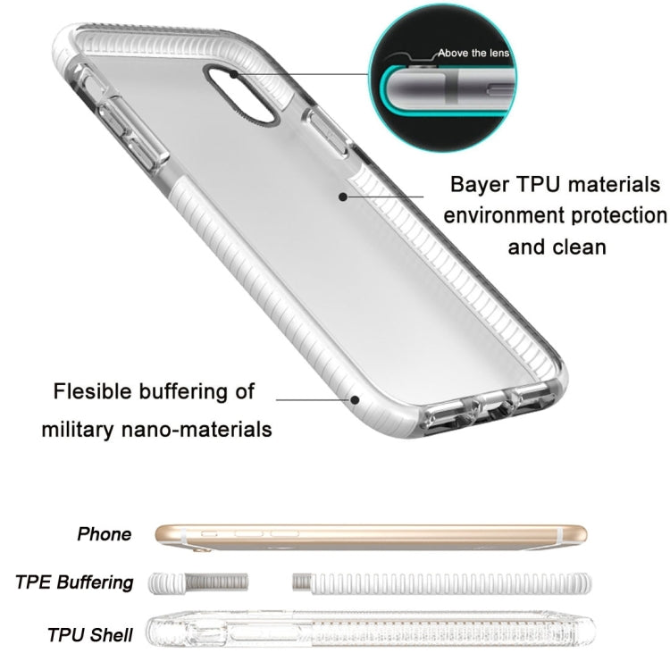 適用於蘋果iPhone X / XS 時尚高透明紋理防撞TPU保護殼