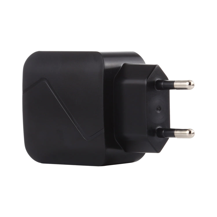 LZ-819A+C QC3.0 USB + PD 18W Type-C接口旅行充帶指示燈，歐規