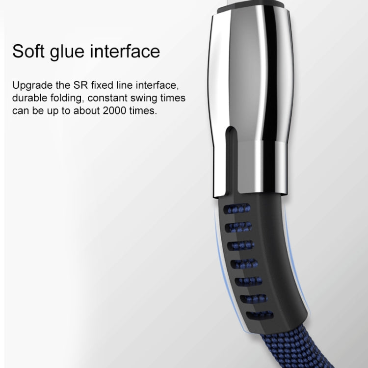 WK WDC-107i 2.4A USB轉8 Pin 聖士鋅合金數據線 線長: 1m