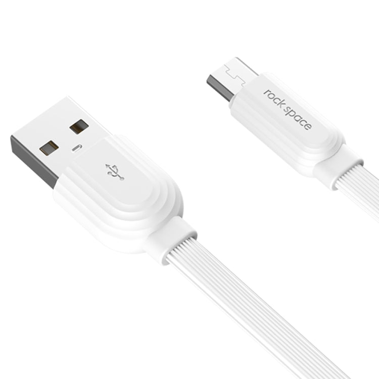 ROCK S5 2A Micro USB 充電+數據同步 TPE扁平數據線，線長：1m