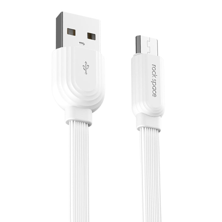 ROCK S5 2A Micro USB 充電+數據同步 TPE扁平數據線，線長：1m