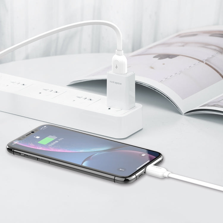 ROCK S5 2A Micro USB 充電+數據同步 TPE扁平數據線，線長：1m