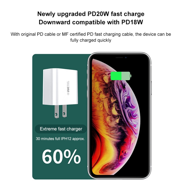 WK WP-U53 20W USB Type-C 至速快速充電器