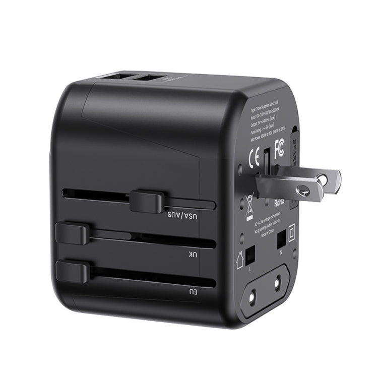 USAMS US-CC173 T55 12W 多插頭旅行充電器