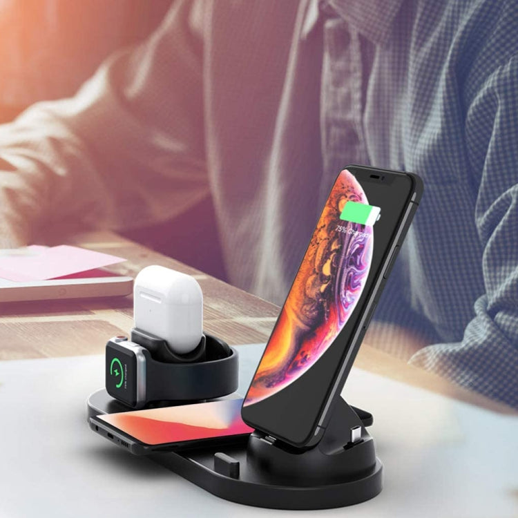 HQ-UD15-升級款6合1無線充電器適用於iPhone，Apple Watch，AirPods和其他安卓手機