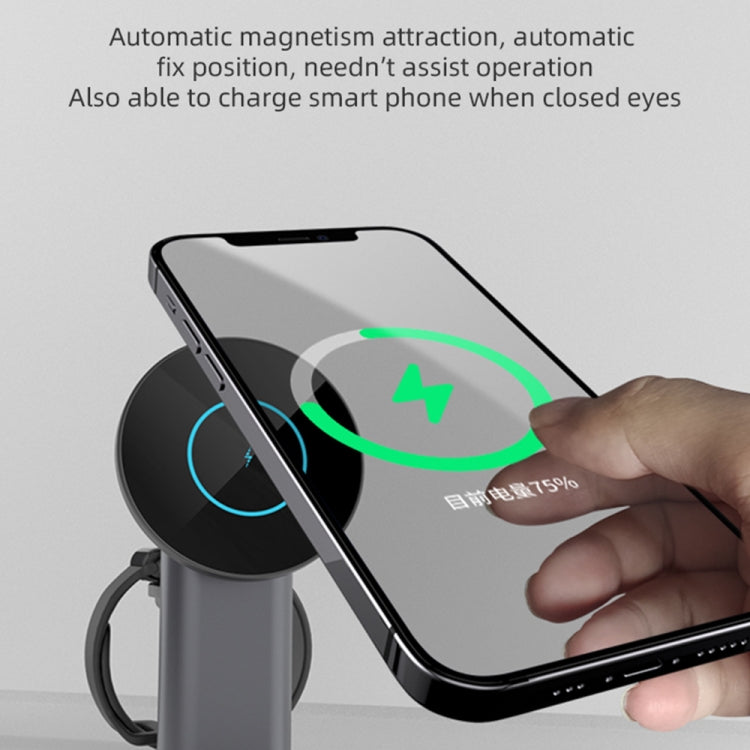 S36 3合一 15W 多功能磁吸無線充 適用於手機 / 蘋果手錶 / AirPods