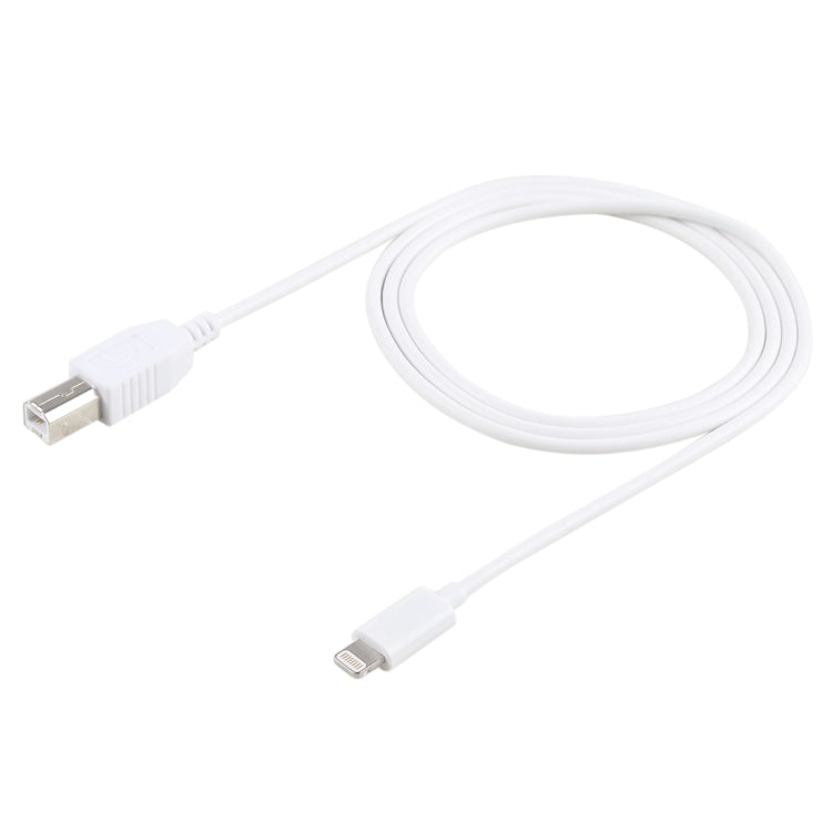 8Pin 轉 Type-B方口鋼琴/电子琴線MIDI線 線長1米 支持iOS 11.4系統