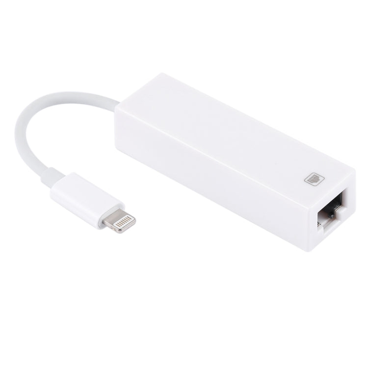 NK107A1 8Pin 轉 RJ45網絡適配器轉接線 適用於iPhone/iPad，長度：16cm
