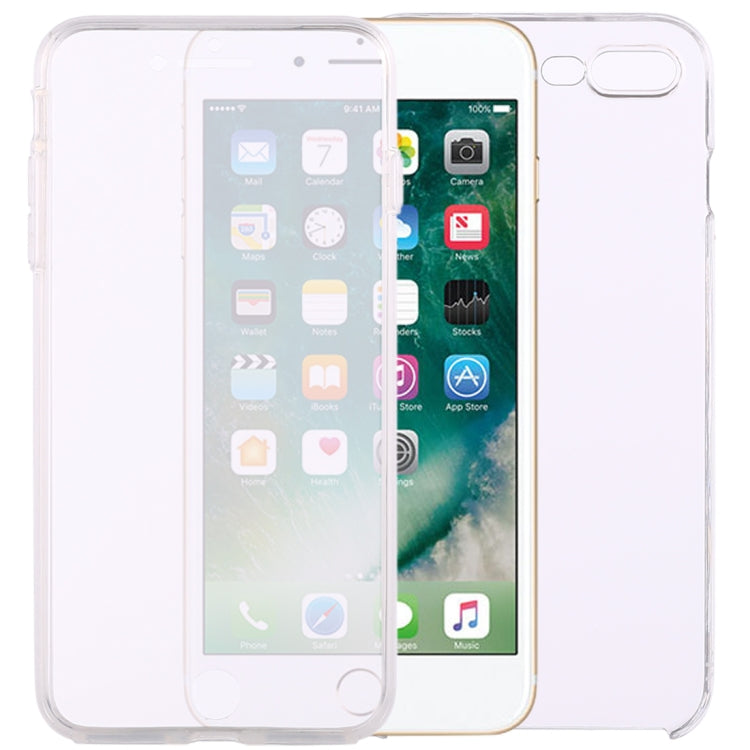 適用於iPhone 8 Plus & 7 Plus 5.5英寸 0.75毫米雙面超薄PC+TPU透明保護殼