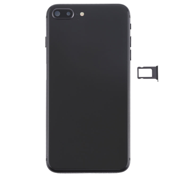 適用於iPhone 8 Plus 替換后蓋總成 帶邊鍵&震動器&喇叭&開機音量排線&卡托