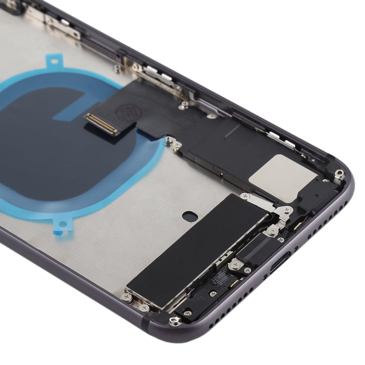 適用於iPhone 8 Plus 替換后蓋總成 帶邊鍵&震動器&喇叭&開機音量排線&卡托