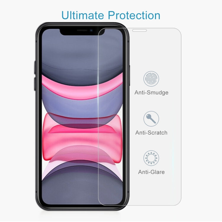 適用於iPhone 11 / XR 0.26mm 9H 2.5D弧邊鋼化玻璃膜