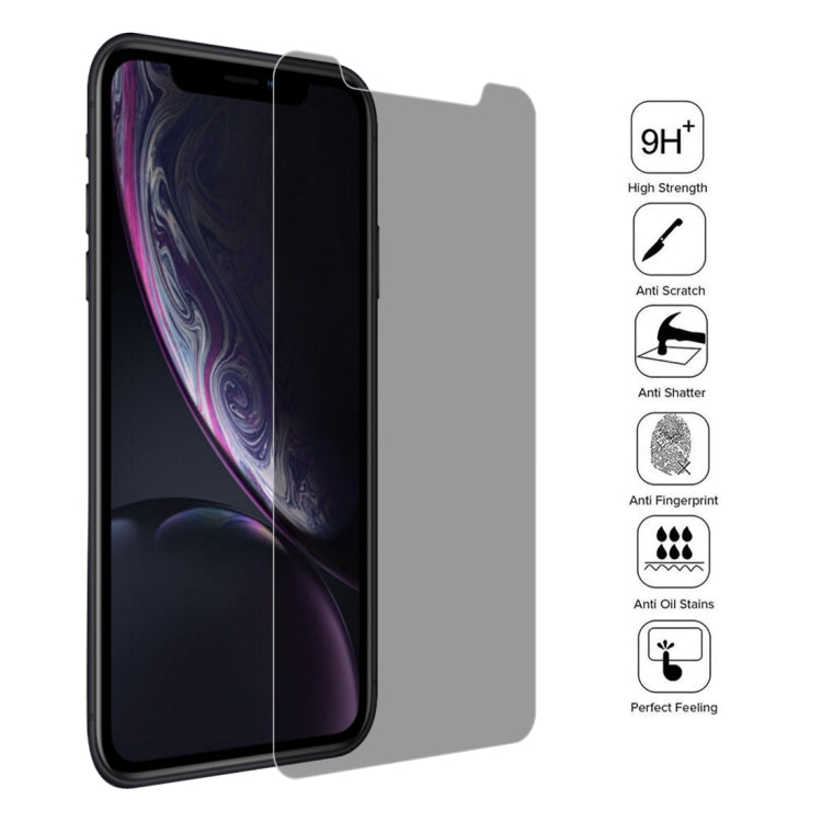 適用於iPhone 11 / XR  6.1英寸 9H 3D弧邊 防偷窺非全屏鋼化玻璃膜