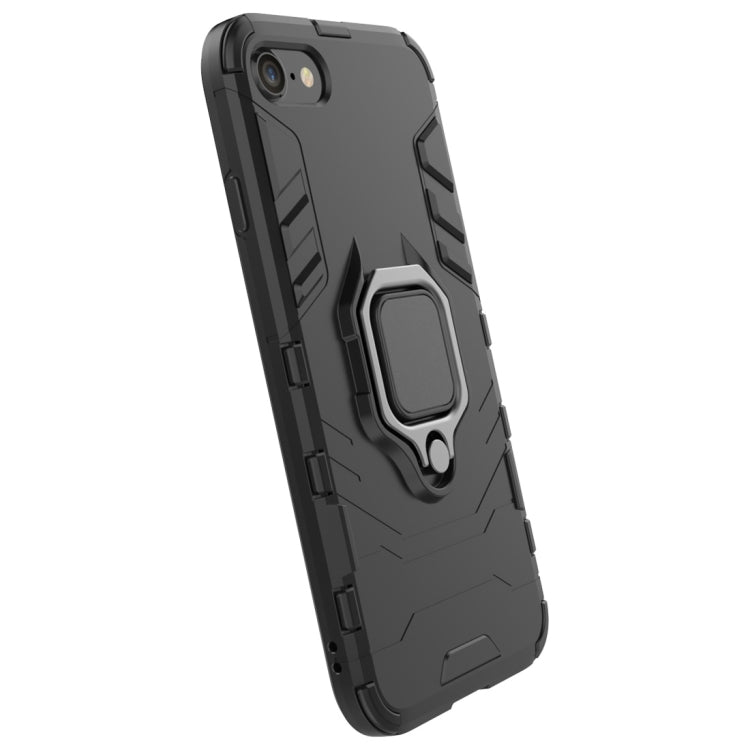 適用於iPhone 8 Plus & 7 Plus 黑豹PC + TPU磁吸指環支架防摔保護殼